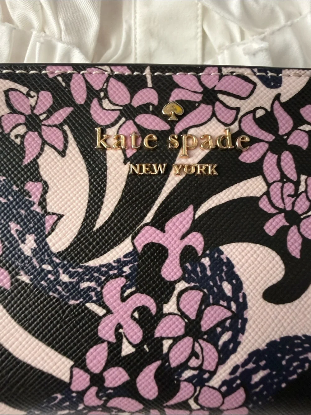 Kate Spade Snake Garden Medium Wallet